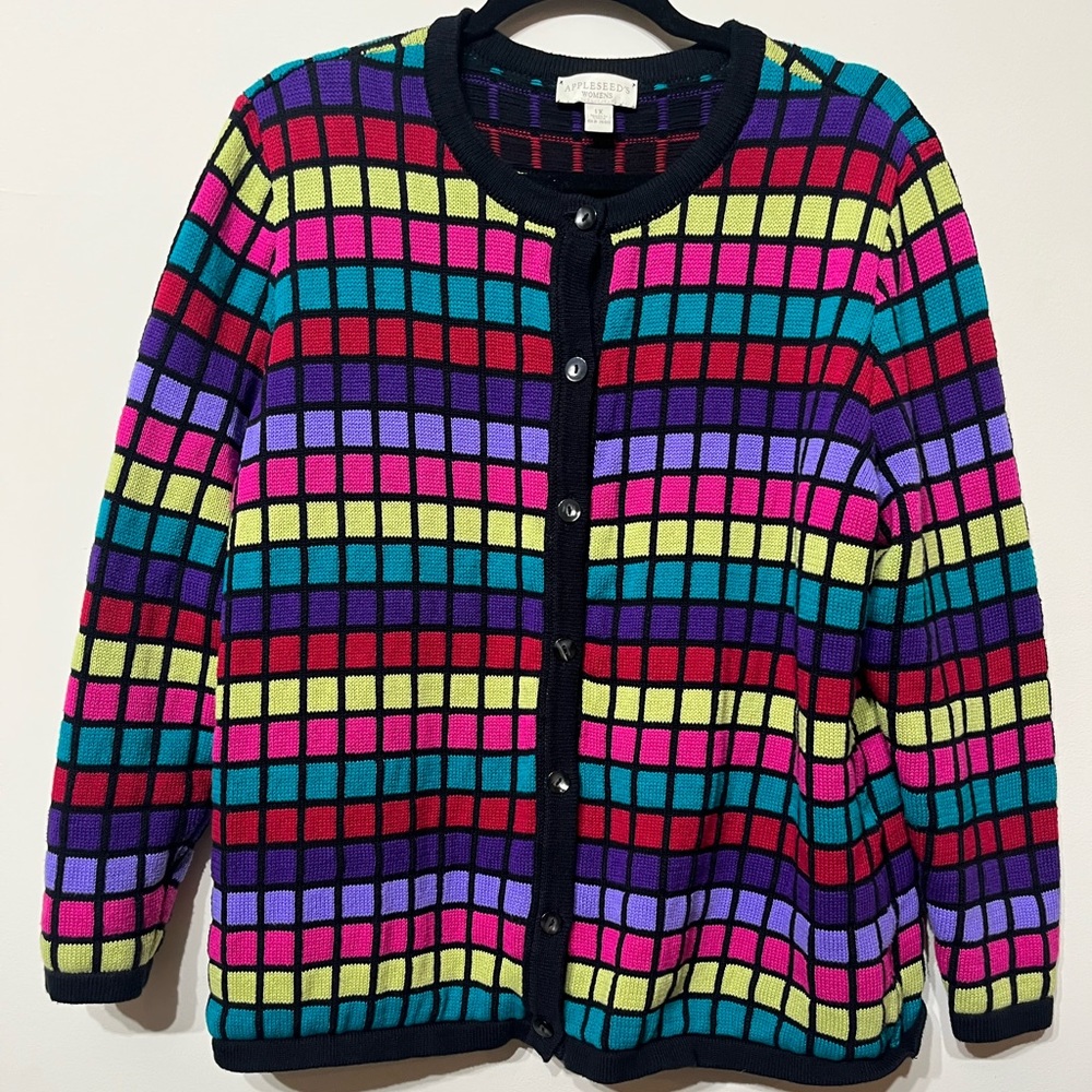 Vintage colorful cardigan